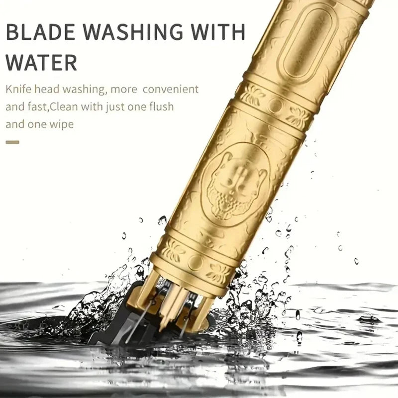 Carving Hair Clipper Professional Hair Cutting Machine Barber Rechargeable Hair Trimmer Metal Haircut Machine Clipper for Men