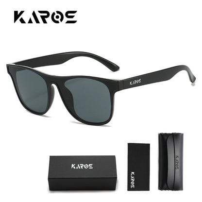 KAROS Polarized Sunglasses For Men Women Square Oversized Anti Glare Driving Eyewear Mirror Sun Glasses Women UV400 Goggles YZ20
