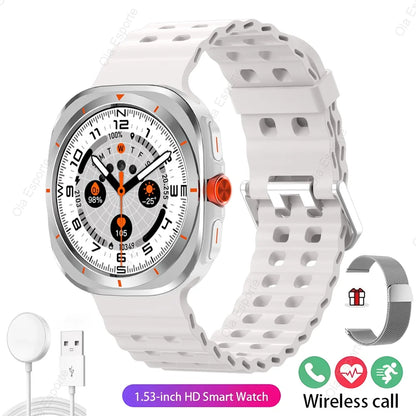 2025 Smart Watch GT7 Ultra HD AMOLED Screen Bluetooth Talk Heart Rate Health Monitoring Men Women Sports Watches For iOS Samsun