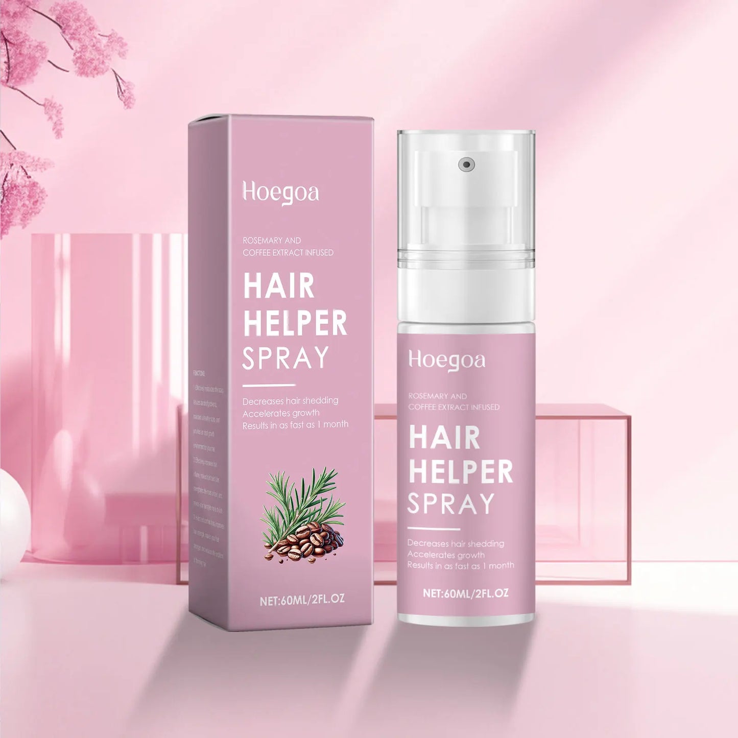 Rosemary Oil for Hair Growth Improves Thinning Hair Nourishing Scalp Split Ends Dry Damage Repair Shiny Hair Strengthening Spray