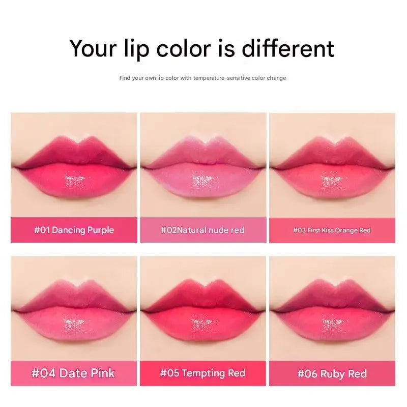 VIBELY 7 Color Mood Changing Lip Balm Natural Aloe Vera Long Lasting Moisturizing Lipstick for Women Color-Shifting Makeup