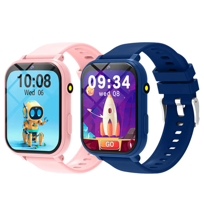 Kids Games Smart Watch 18 Games Camera Waterproof Flashlight Sleep Monitoring For Birthday Holiday Gift Boy Girl Children