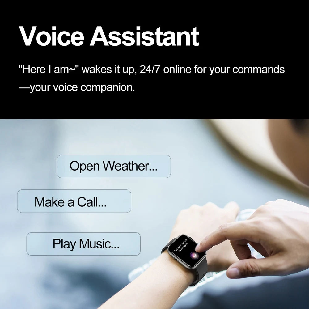 For Xiaomi Smartwatch Men's GPS Sports Waterproof Watch Heart Rate Monitor 1.83 Inch HD Bluetooth Call Smart Watch Android IOS