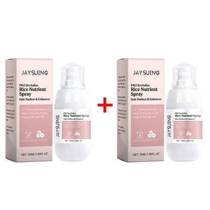 Fast Hair Growth Spray Fermented Rice Water Serum Prevent Thinning Dry Frizzy Repair Refreshing Anti Hair Loss Treatment Product