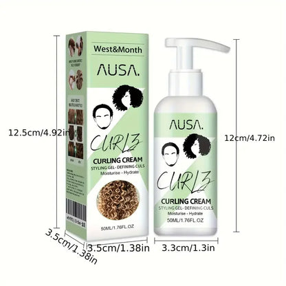 Hair Volumizing Cream Curling Anti-Frizz Bouncy Resilient Lotion Hair Conditioner Volume Lift Styling Defining Nourishing Cream