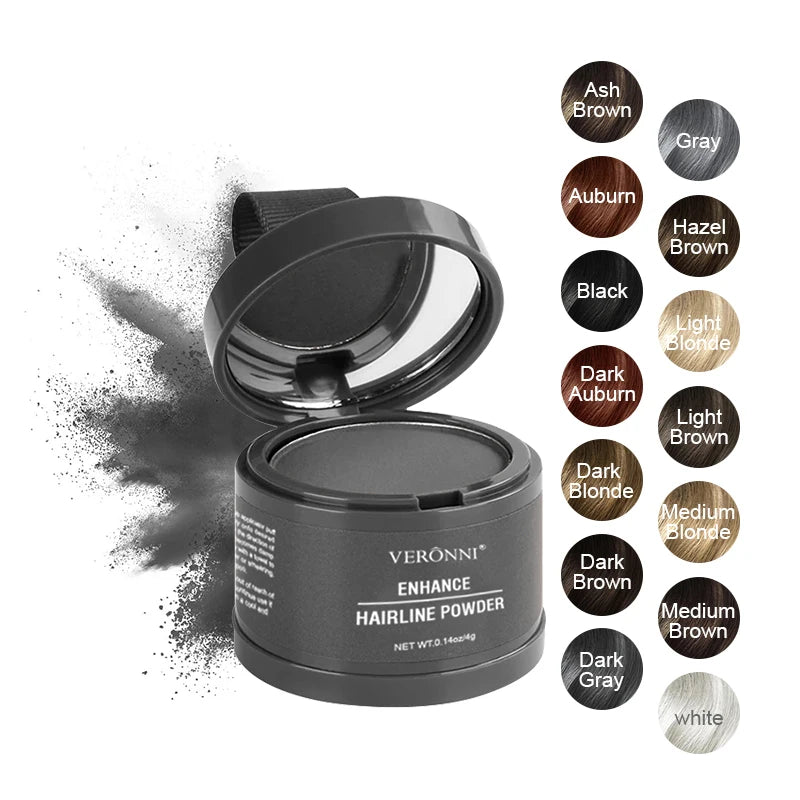 Hair Line Powder 14 colors Black Root Cover Up Natural Instant Waterproof Hairline Shadow Powder Hair Concealer Coverage Makeup