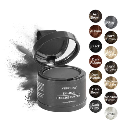 Hair Line Powder 14 colors Black Root Cover Up Natural Instant Waterproof Hairline Shadow Powder Hair Concealer Coverage Makeup