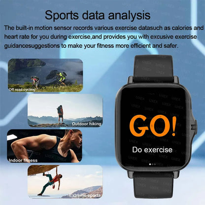 Classic Smartwatch Men 1.83HD Full Screen Bluetooth Call Health Tracker Sport Modes Multifunction Christmas Gift Watches Fashion