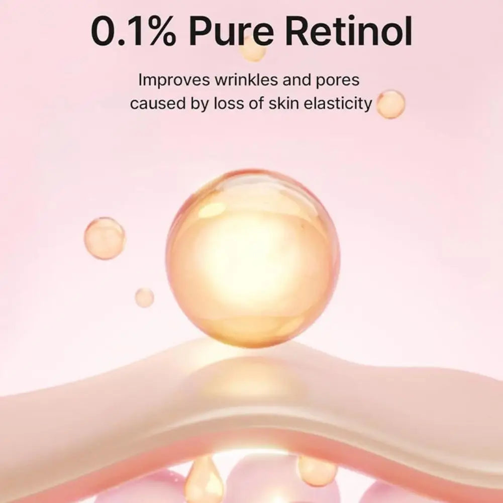 Korean Retinol Wrinkle Remover Cream Shot Tightening Firming Fine Line Enhancer Moisturizing Pore Shrinking Repair Serum Care