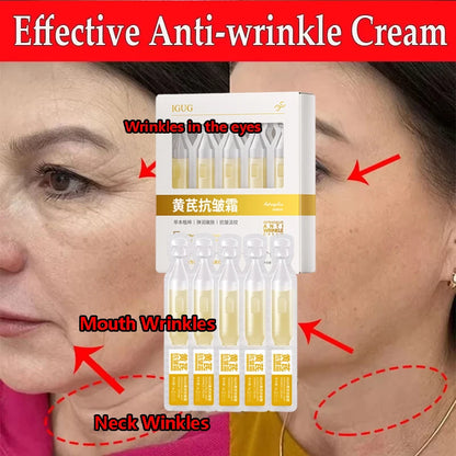 Astragalus Instant Wrinkle Remover Essence Fade Fine Lines Face Serum Anti Aging Firming Lifting Whitening Korean Skin Care