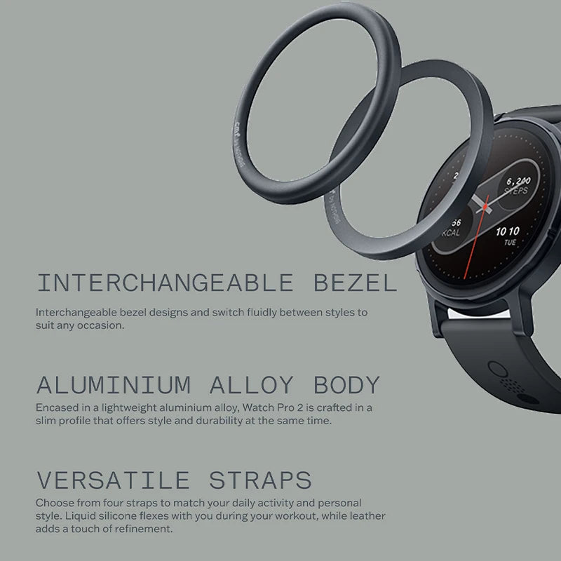 CMF by Nothing Watch Pro 2 Global Version BLUETOOTH CALLS 1.32'' AMOLED 60 FPS Display 11 Days Battery life SpO₂ Monitors GPS