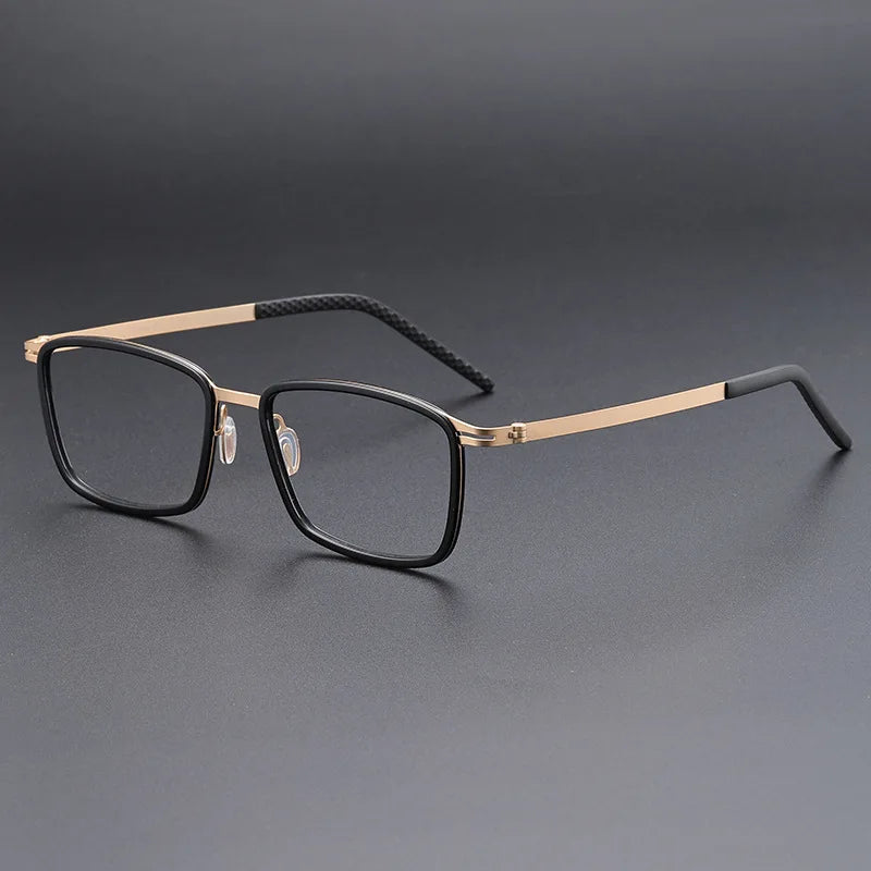 Linde Replica Classic Circular Frame Eyeglasses Prescription Titanium Alloy Eyewear Comfortable Reading Myopia Glasses 698009
