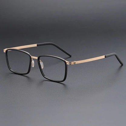 Linde Replica Classic Circular Frame Eyeglasses Prescription Titanium Alloy Eyewear Comfortable Reading Myopia Glasses 698009