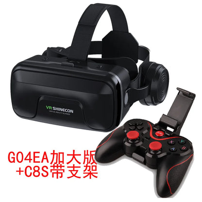 VR Shinecon Virtual Reality Casque Helmet 3D Glasses For Smartphone Smart Phone Headset Goggles Binoculars Video Game Wirth Lens