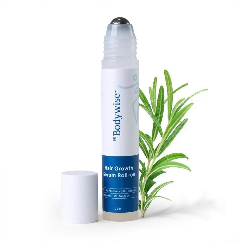 Rosemary Hair Serum Rolling Ball Essence Hair Root Strengthen Serum Scalp Care Essential Massage Roller Ball Nourishing