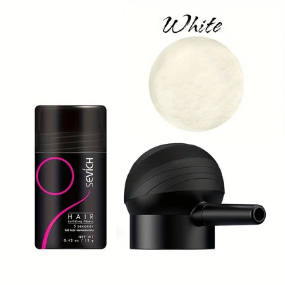 SEVICH Hair Fiber Powder Set 30 Second Rapid Hair Growth Hair Building Fiber Fluffy Hair Powder Hair Styling Product Salon Fiber