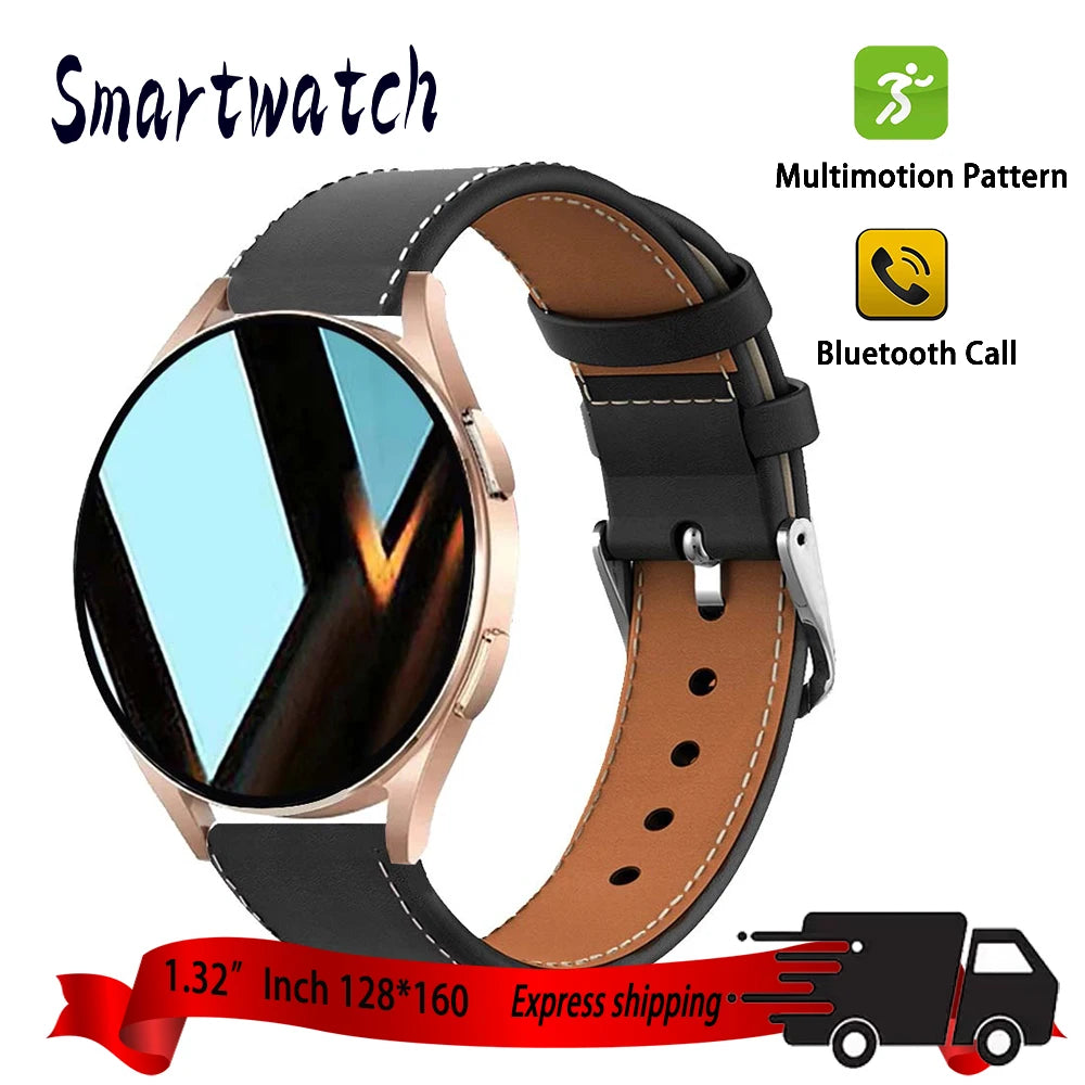 2025 New Business Smartwatch Men 1.32" inch Bluetooth Call Fitness Tracker Smart Wearable Women Wireless Call Watch Android IOS