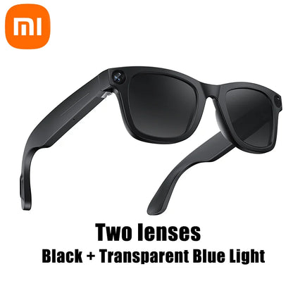 Xiaomi 8K HD AI Smart Camera Glasses With Long-lasting Battery Voice Assistant Control Calling Music Outdoor Photo-grey Glasses