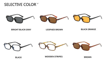 Sexy Small Rectangle Sunglasses 2025 Fashion Women Vintage Brand Designer Sun Glasses Men Shades Female Eyewear UV400