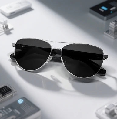 GT-32 AI Smart Photochromic Glasses Multifunction Camera Bluetooth5.3 Call Voice Assistant Music Player Translate Glasses