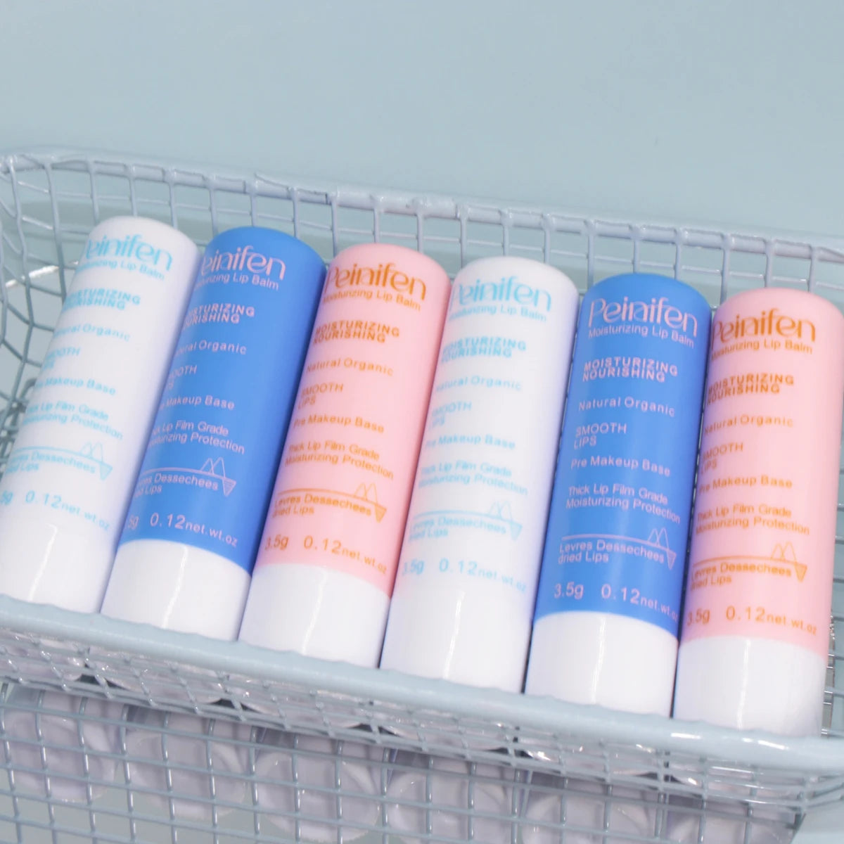 3-piece coconut moisturizing lipstick set, containing vitamin e and natural ingredients, light and non greasy