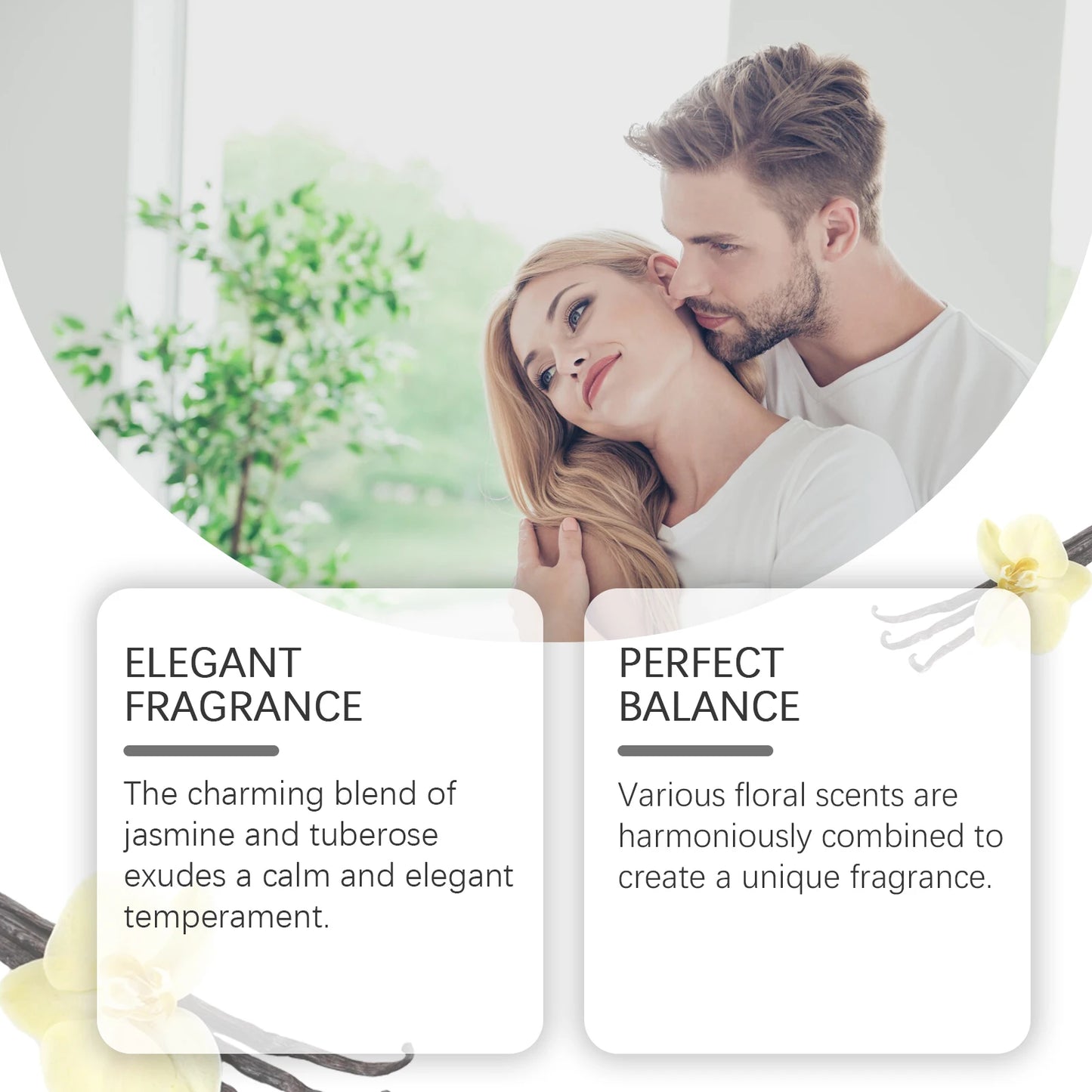 Roxelis Arab Perfume, Vanilla Fragrance, Elegant, Mild, Lasting, Charming, Portable Perfume