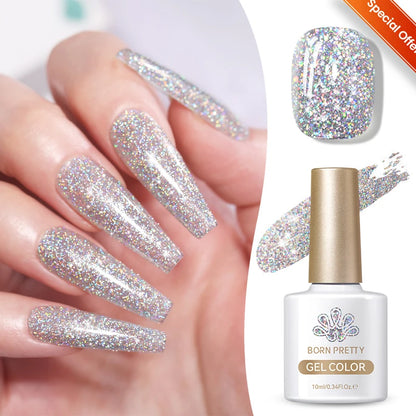 BORN PRETTY 10ml HEMA TPO FREE Mint Chocolate Cat Magnetic Gel Nail Polish Sumer Colored Ultra Shine Soak Off UV Gel Nail Art