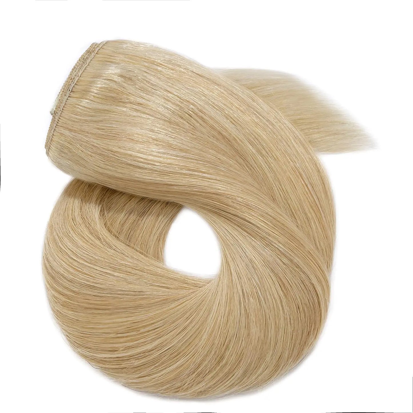 Bone Straight Clip In Hair Extensions 100% Human Hair 5 Clips 3/4 Full Head One Piece Clip In Human Hair Extensions For Women