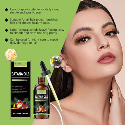 Batana Oil For Hair Growth Eyelashes Enhancer Anti Hair Loss Strengthen Thicker Nourishing Scalp Eyebrow Eyelash Regrowth Care