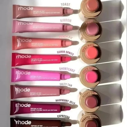 9 colors Makeup Cheek Blush Cream Blusher Stick Lip Gloss Phone Case For iPhone Toast SALTY TAN Raspberry Espresso Lipstick INS