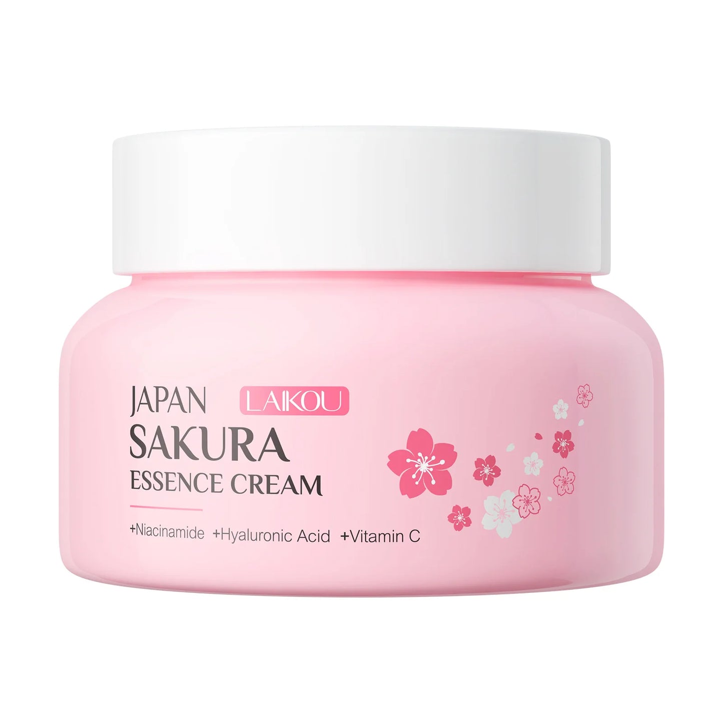 LAIKOU Japan Sakura Essence Cream Cherry Blossom Facial Cream Moisturizing Improving Dryness & Roughness Face Skin Care 60g
