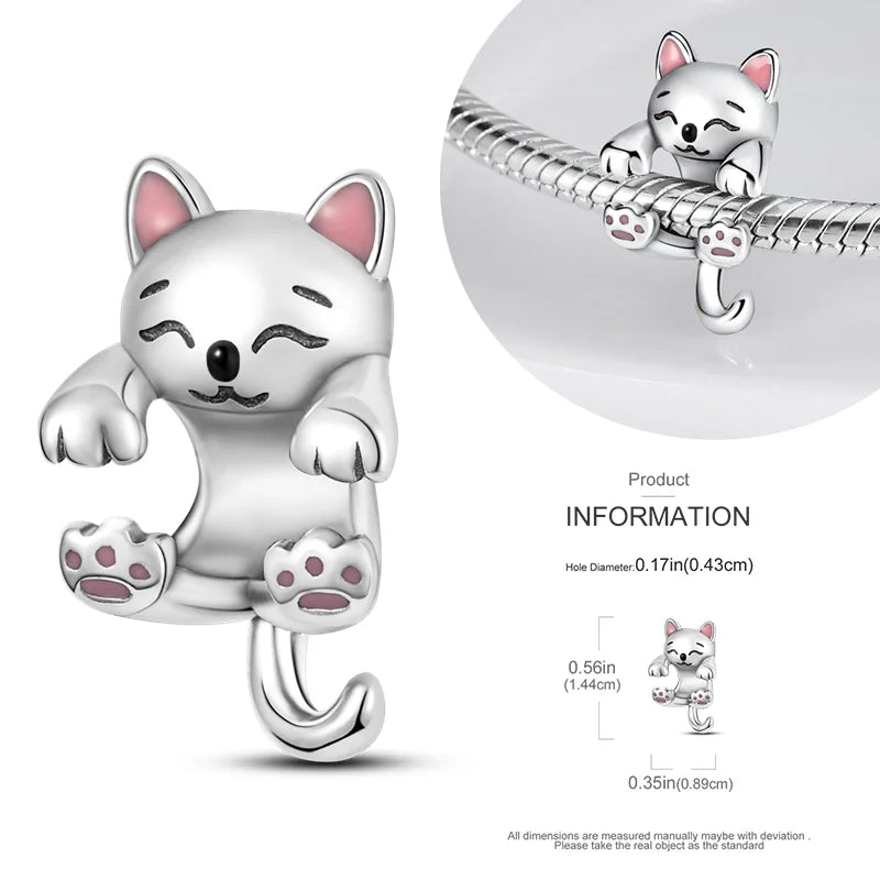 Hot Sale 925 Silver Charms Beads Perfume Animal Butterfly Pendants Fit Original Bracelet DIY Jewelry