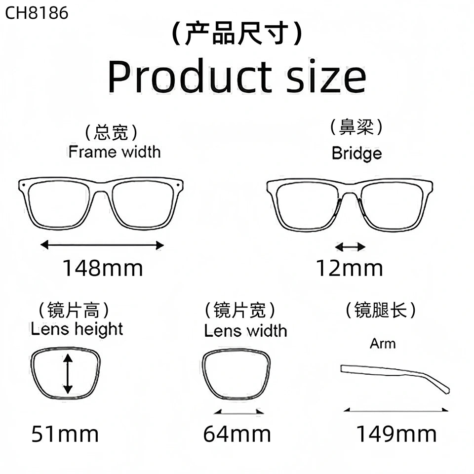 New Fashionable Large Frame Pilot Eyeglasses Frame Titanium Luxury Men's and Women's High Quality Optical Prescription Glasses