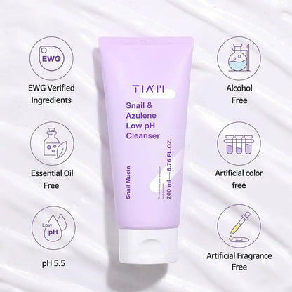 200ml Large Capacity Long-Lasting Moisturizing For All Skin Types Gentle Cleansing facial cleanser Deep Pore Cleansing