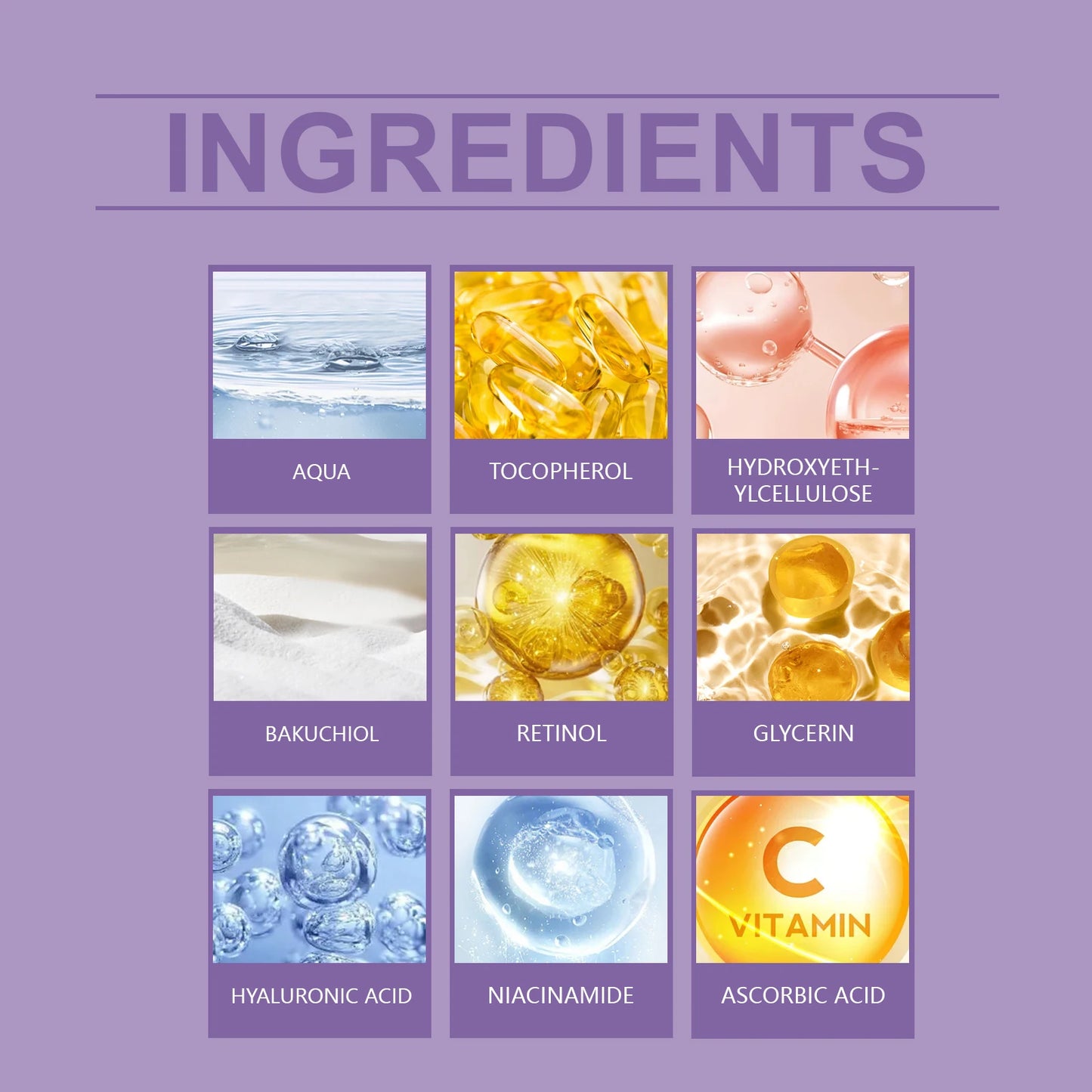 Retinol Face Serum for Sensitive Skin with Vitamin C And Niacinamide Daily Hydrating Brightening Essence for Wrinkle Reduction