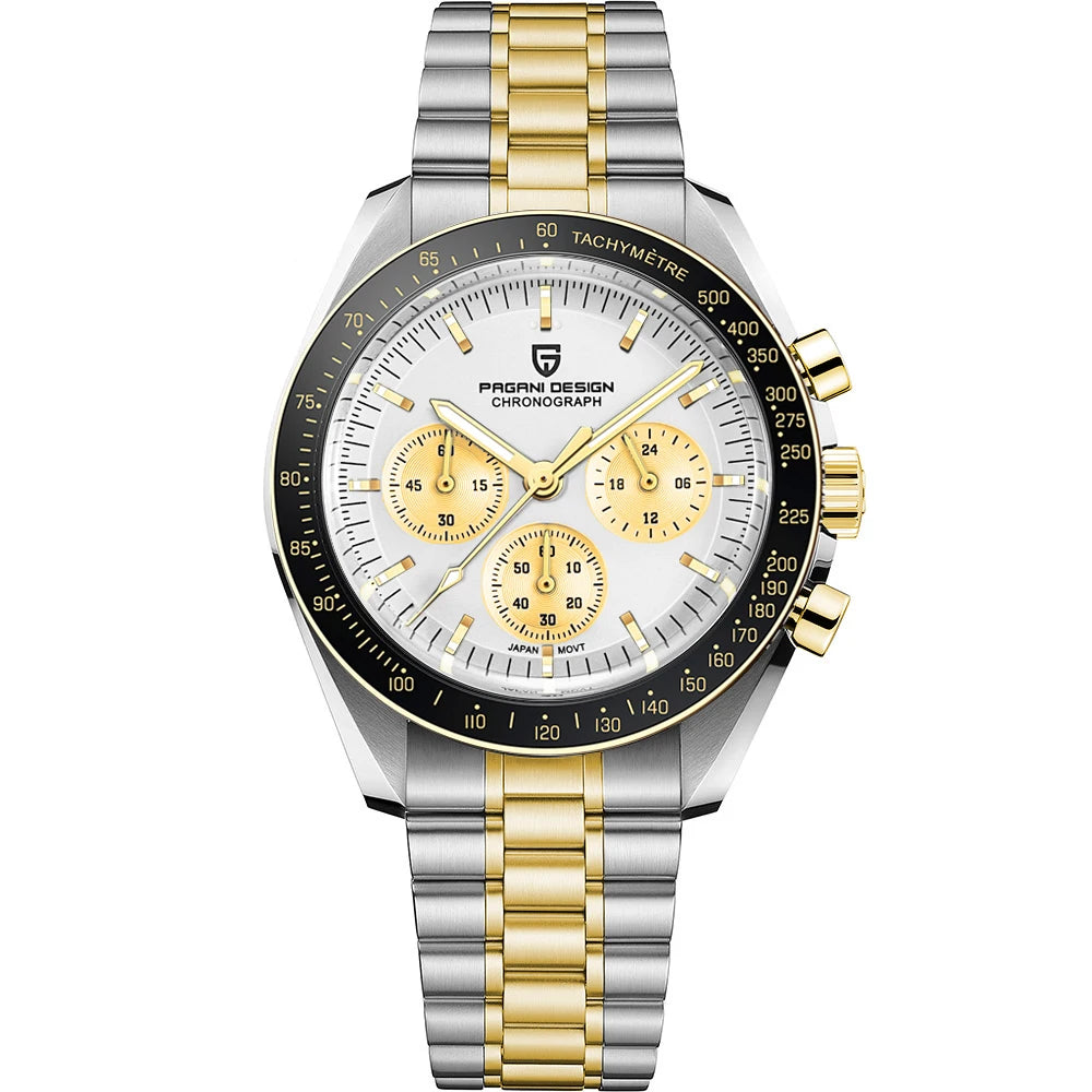 2025 New PAGANI DESIGN Tribute to CK2998 Moon Watch Retro Luxury Quartz Watches For Men Stainless steel Sport Chronograph Man