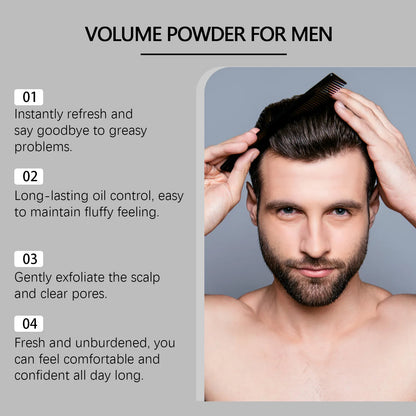 Hair Styling Powder Oil Control Hair Powder Fluffy 40g Hair Powder Increase Hair Volume Quickly Long-Lasting Styling For Unisex