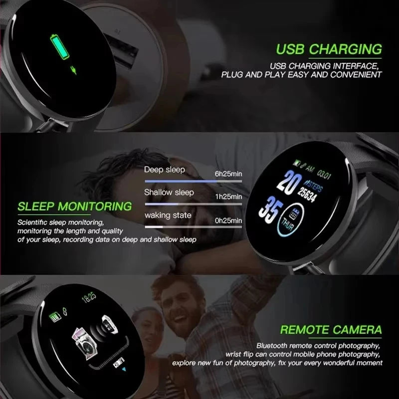 Xiaomi Smart Watch Watch Bluetooth Exercise Pedometer Sleep Monitoring Heart Rate Men Women Multifunctional Sports Smartwatch