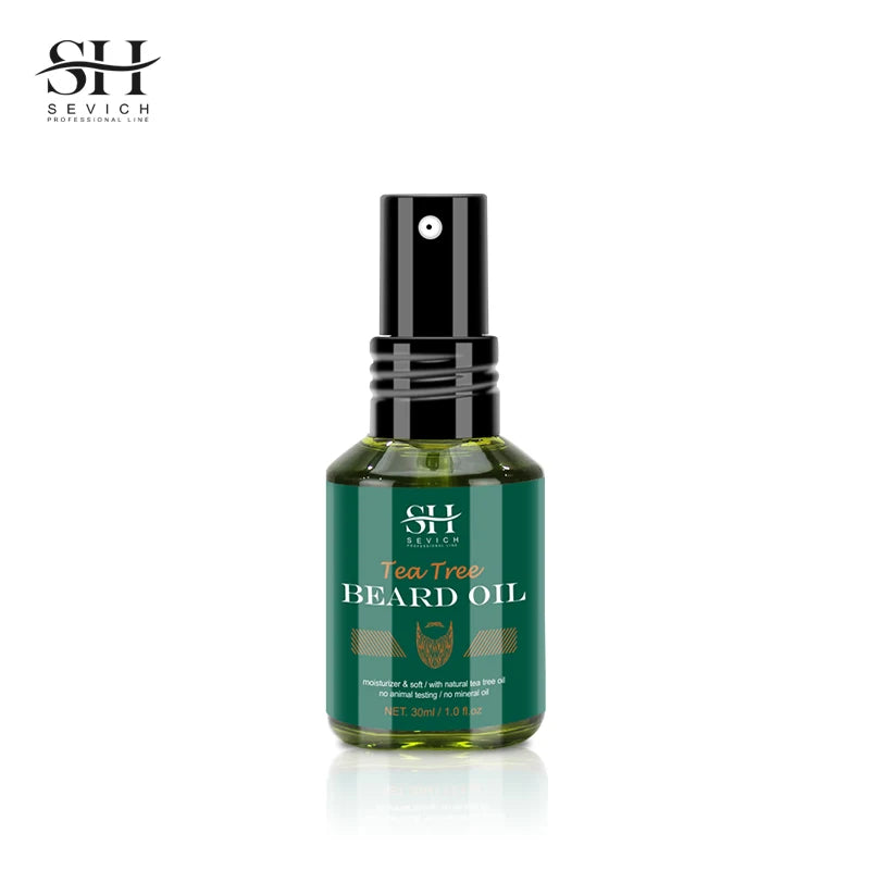 SEVICH Growth Beard Oil for Men Moisturizing Styling Trim Care Thicker Promote Beard Regrowth Strengthen Shine Soften Beard Oil