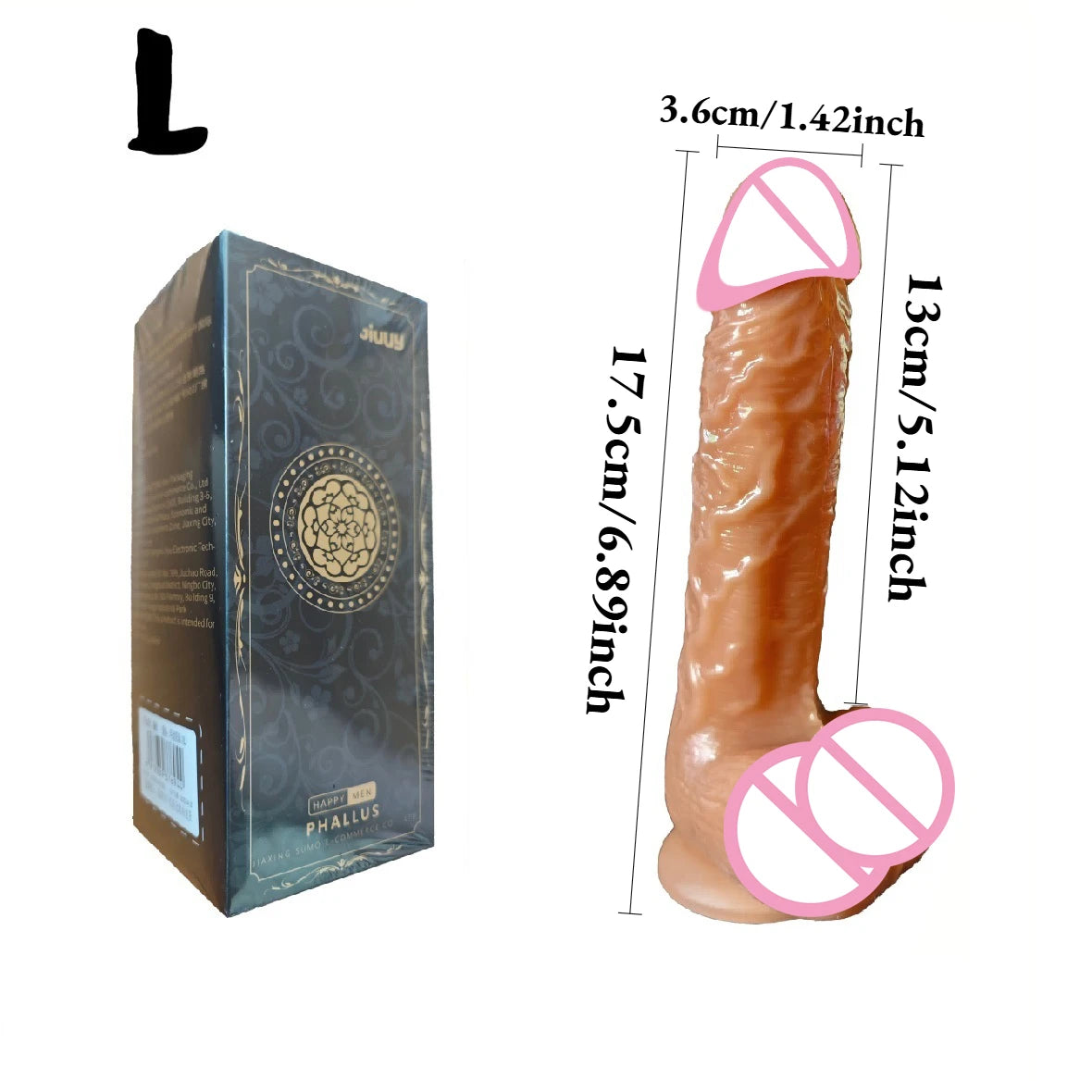Super Realistic Dildo Waterproof Silicone Penis Adult Sex Toys Anal Vagina Masturbator Dildo with Suction Cup Cock Gode Massager