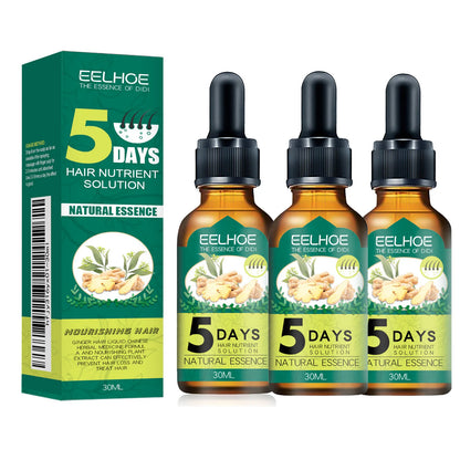Fast Effective Growth Hair Essential Oil 5 Day Ginger Prevent Hair Loss Scalp Treatment Thicker Hair Care Products For Men Women