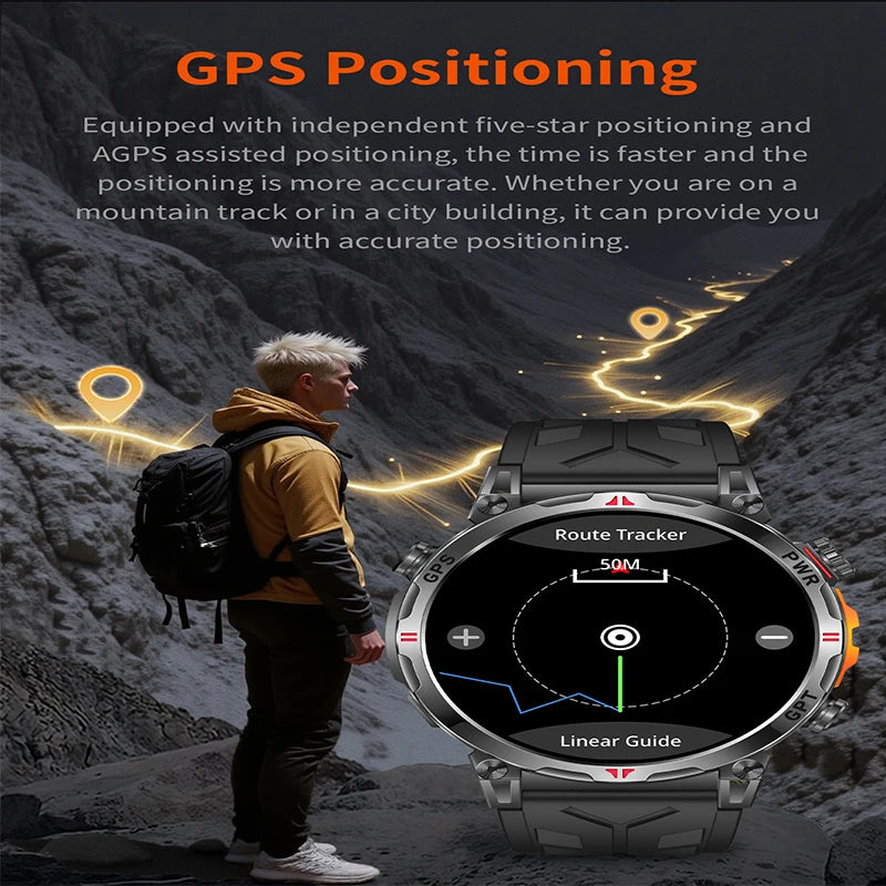 2025 GPS Sports Smart Watch GPT AMOLED 1.56 inch 488 * 488 Heart Rate Blood Oxygen Blood Pressure Monitoring 3ATM Smartwatches