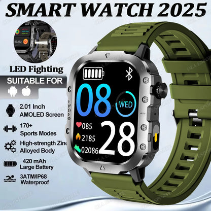New For  Smart Watch Military GPS Men Flashlight Waterproof Outdoor Sport Tracker Bluetooth Call Smartwatches Women