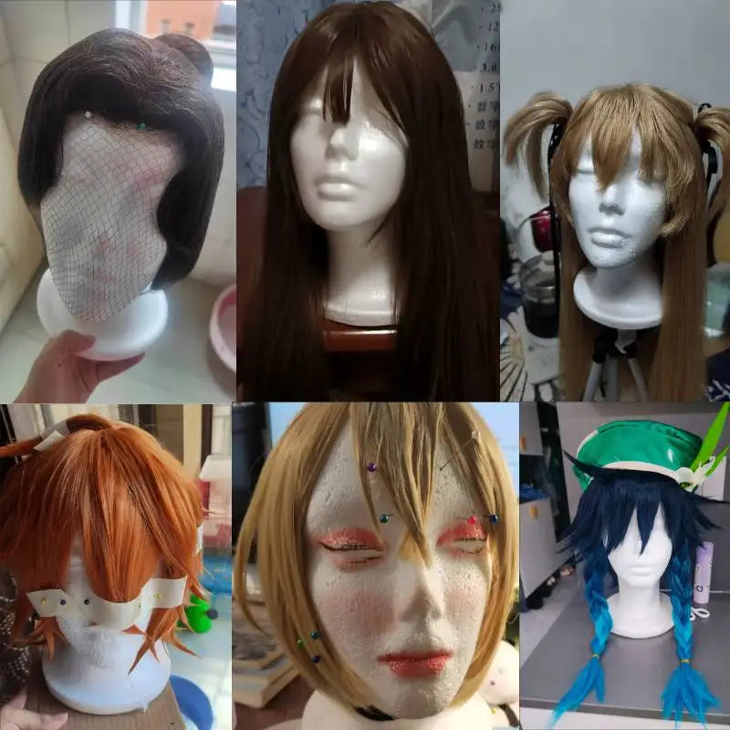 Wig Stands Female Mannequin Head with Tripod Stand Model Practical Dummy Foam Head Lightweight Durable Portable Wig Head