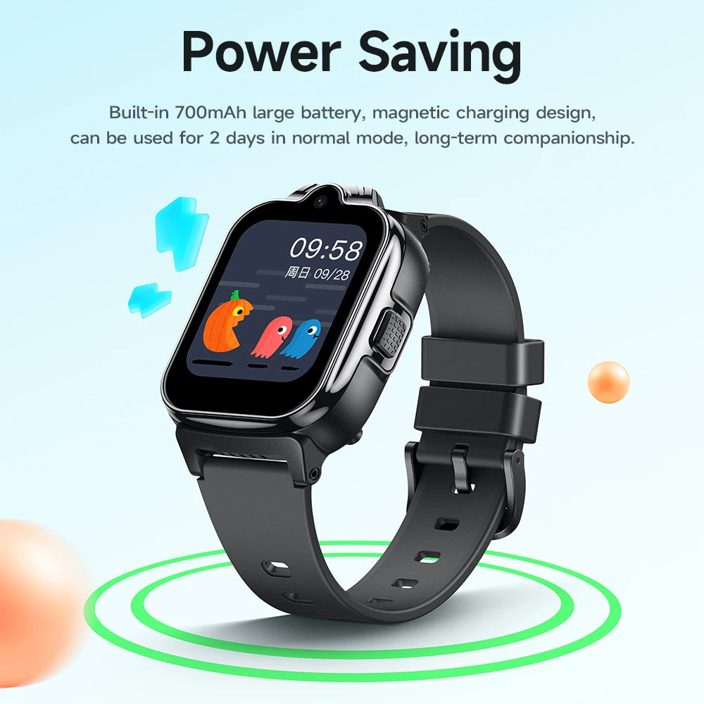 HOCO 1.6inch 2.5D HD Touch Screen 4G Children Phone Watch LBS GPS WIFI Positioning Kid Smart Watch Support GSM WCDMA FDD Network