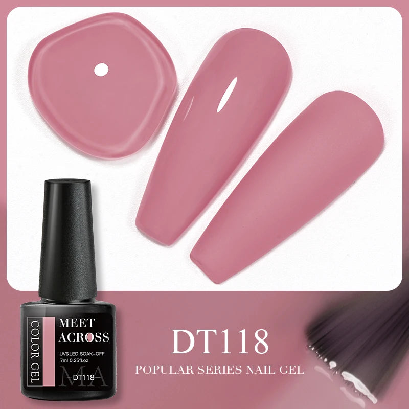 7ML Wine Red Gel Nail Polish Christmas Red Glitter Semi Permanent Varnish Nail Supplies Soak Off UV LED Nail Art Gel Polish DIY