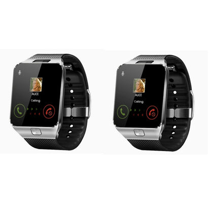 DZ09 Smart Watch Men Women Full Touch Screen Sport Waterproof Pedometer Smartwatch With Sim Card Android Watch Connected Whatsap