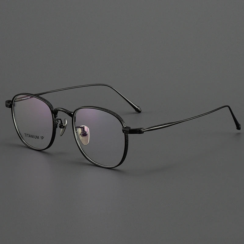 FIRADA Fashion Luxury Glasses Retro Comfortable Pure Titanium Eyewear Business Prescription Eyeglasses Frame Men Women M3090-C