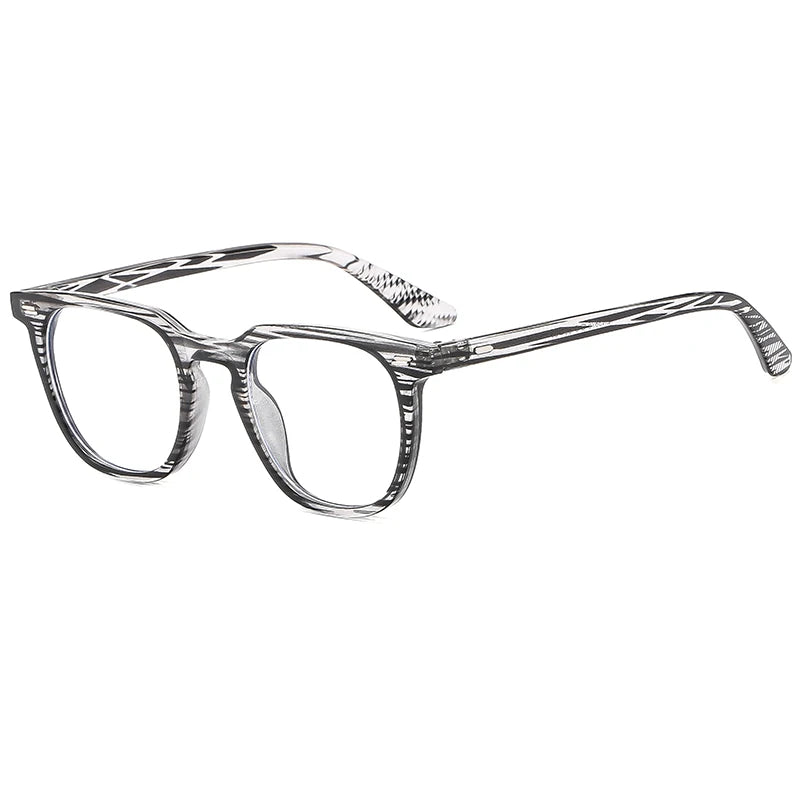 New Style Glasses Trendy Rice Nail Flat Glasses For Men And Women, Fashionable Square Glasses Frames 3875