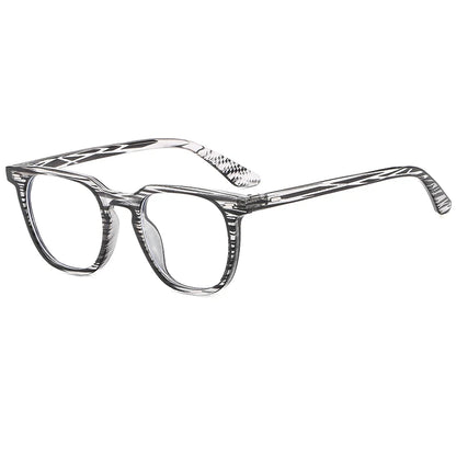 New Style Glasses Trendy Rice Nail Flat Glasses For Men And Women, Fashionable Square Glasses Frames 3875